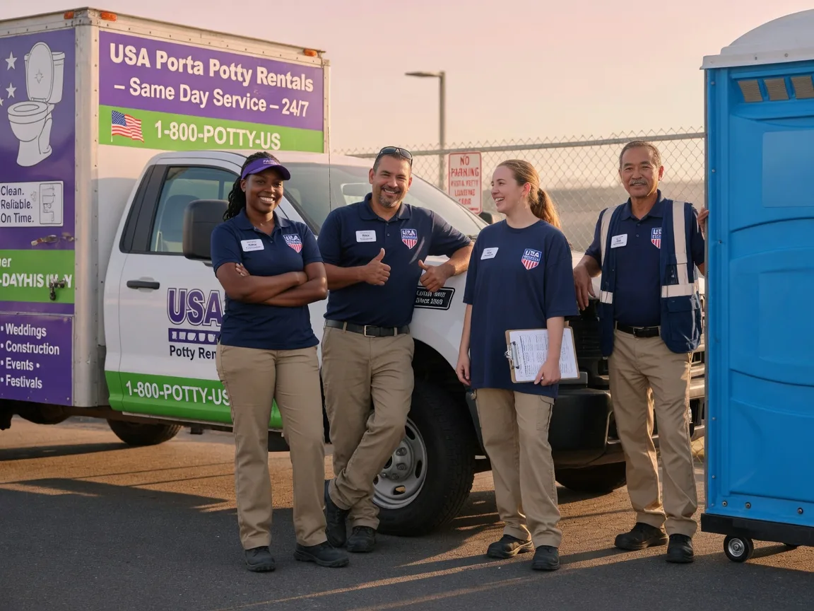 Porta Potty Rental company in Riverdale, CA